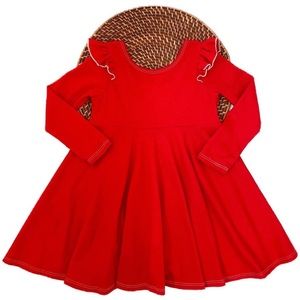 Red Twirl Dress